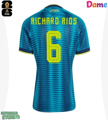 Colombia Richard Rios #6 Replika Udebanetrøje Dame VM 2026 Kortærmet